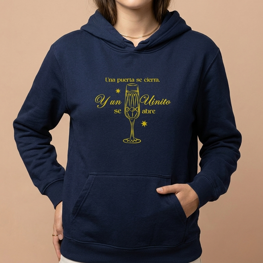 Sudadera con capucha - Un vinito se abre