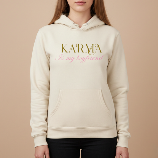 Sudadera con capucha - Karma is my boyfriend