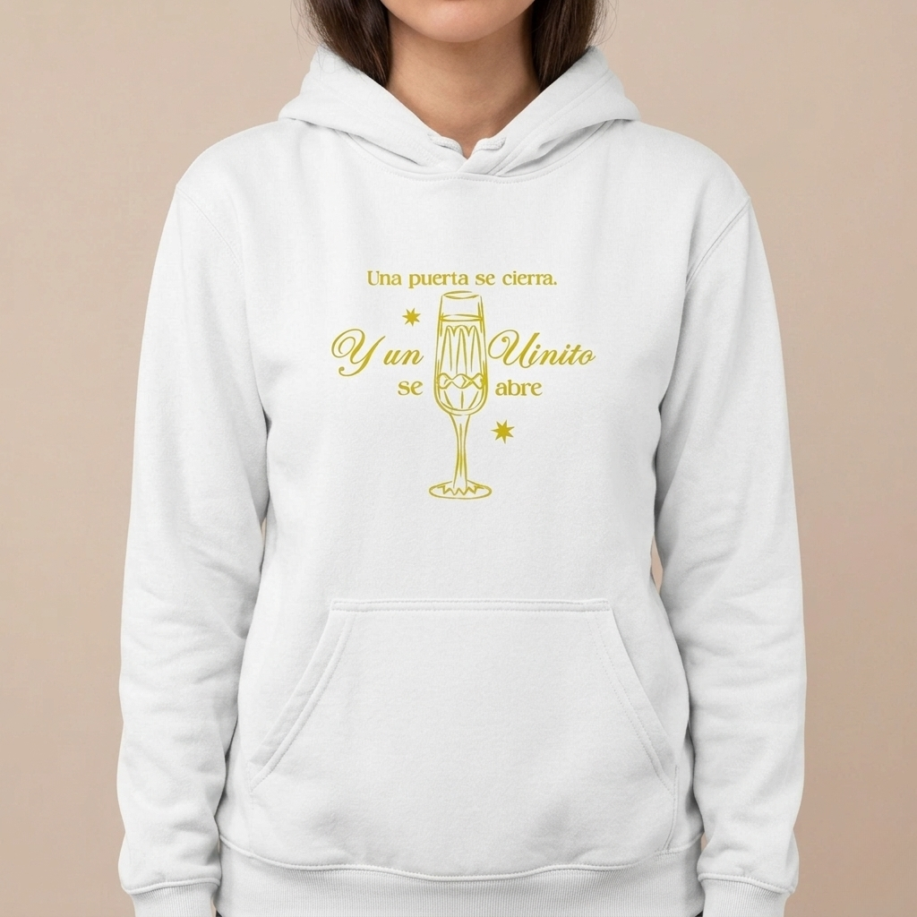 Sudadera con capucha - Un vinito se abre