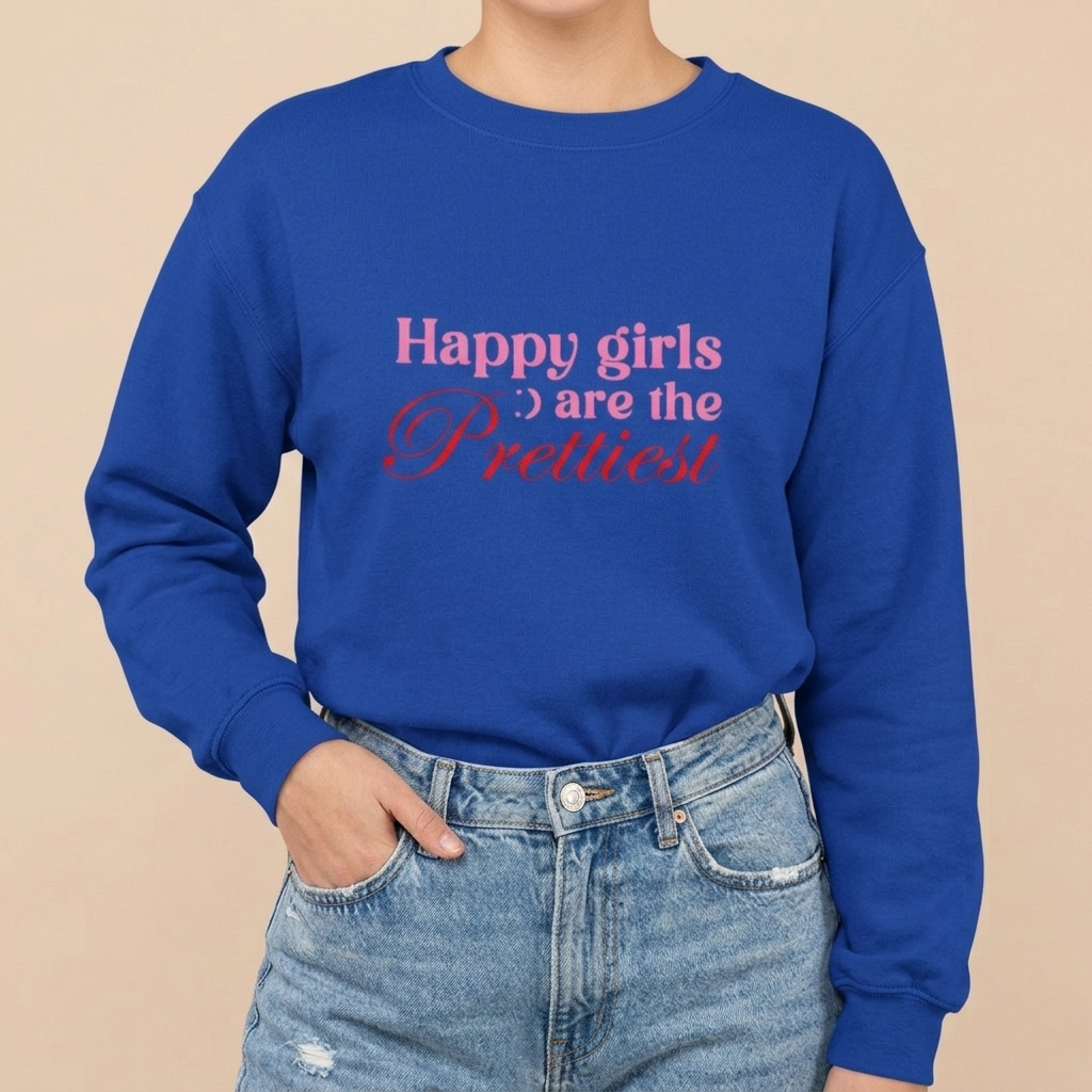 Sudadera- Happy girls are the prettiest