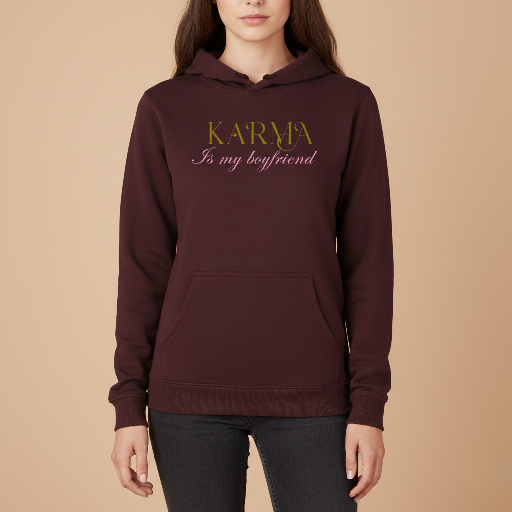 Sudadera con capucha - Karma is my boyfriend
