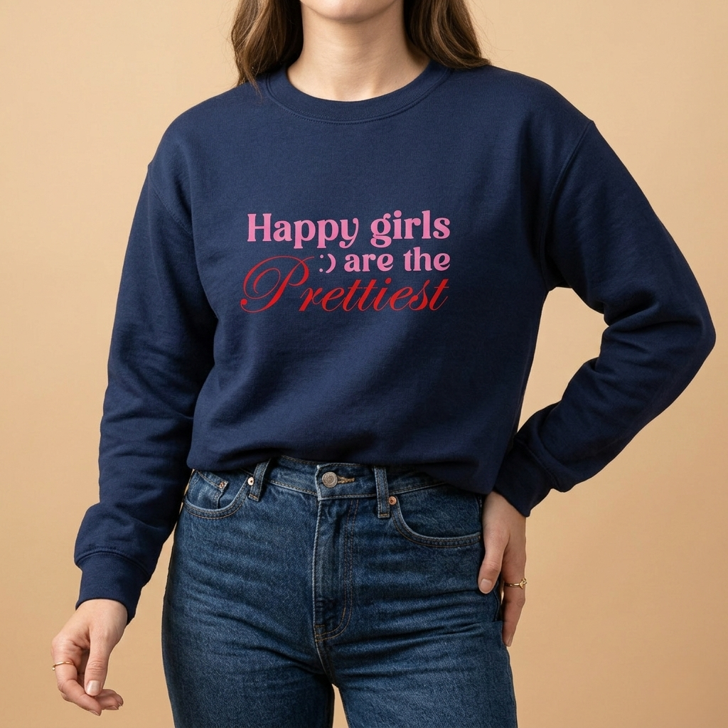 Sudadera- Happy girls are the prettiest